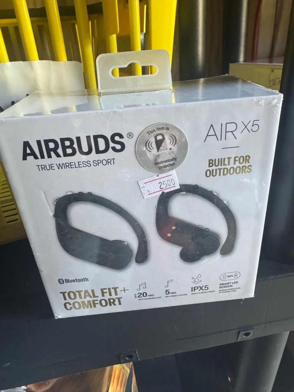 Air X5 Airbuds True Wireless Sport Earbuds in Black